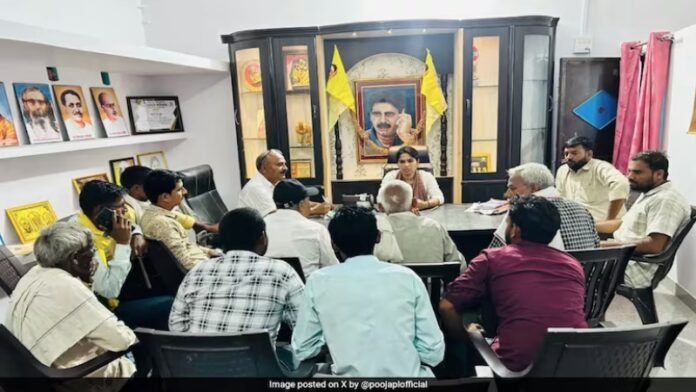 Pooja Pal with People Pooja Pal in Her Office