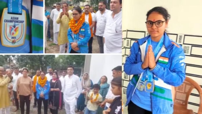 Vanshika at her Village