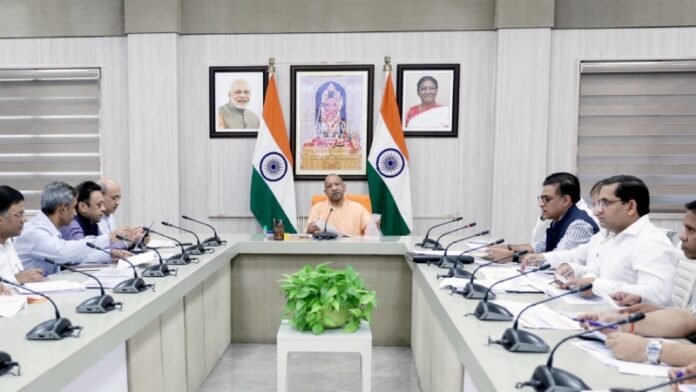Yogi Ji In Meeting High Level Meeting