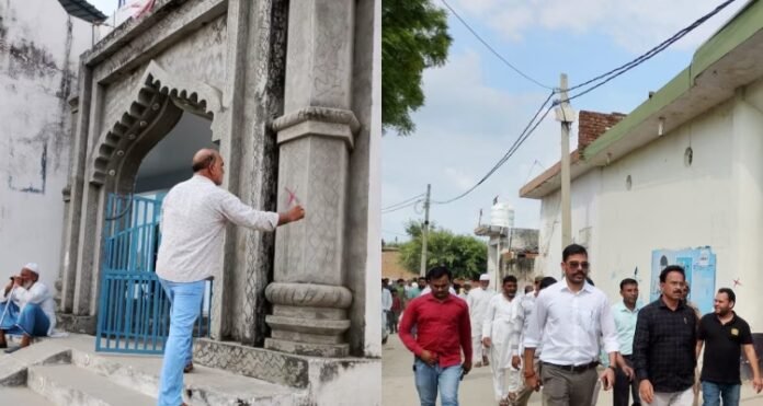 Illegal Constructions on Government Land Sambhal