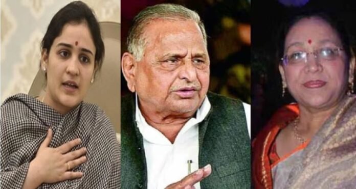 Aparna Yadav, Mulayam Singh Yadav and Ambi Bisht Mulayam Singh Yadav’s In-Law Ambi Bisht