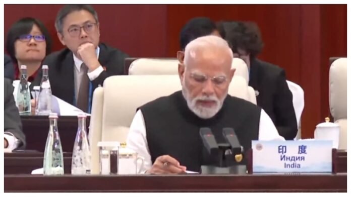 PM Modi Speaking at SCO Summit PM Modi in Tianjin