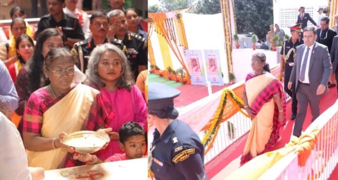 President Droupadi Murmu In Vrindavan