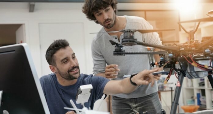 Youth Training Themselves in Drone Tech Drone and AI Tech Traning
