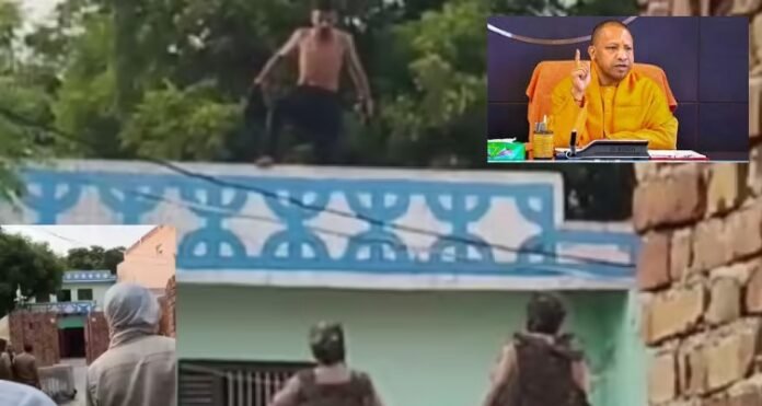 Youth issued threat to CM Yogi Police reached at the youth home