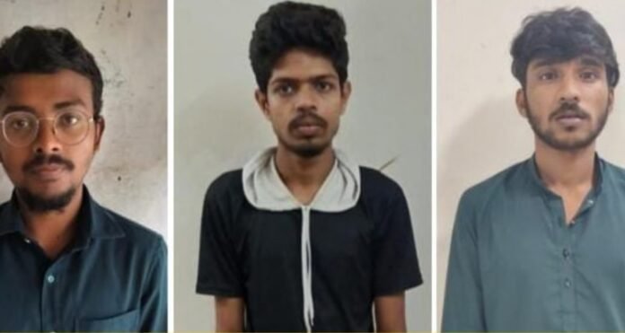 Three Men Arrested UP ATS action
