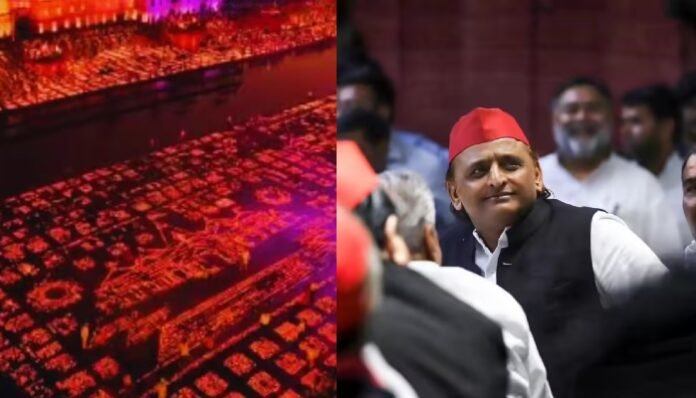 Akhilesh Yadav Comment on Deepotsav. Akhilesh at lucknow