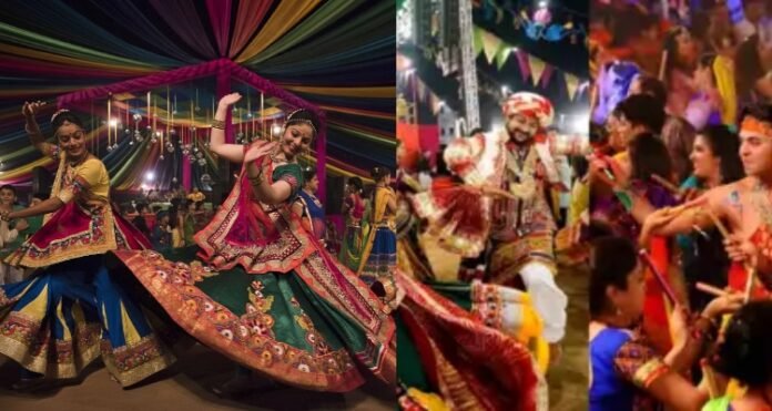 Dandiya-Garba Pandal in UP