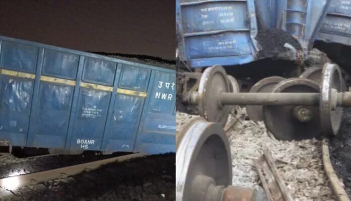 Derailed Train Mathura Station
