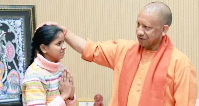 CM and Khushi at Lucknow