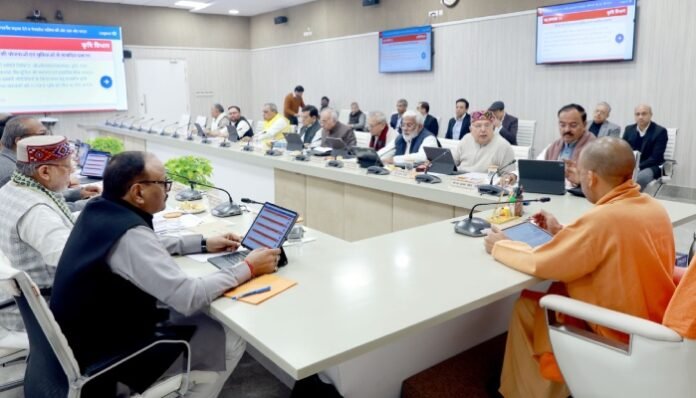 CM Yogi with his Cabinet
