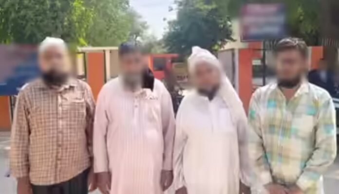 Police remand of four accused linked to the illegal religious conversion syndicate in Agra.
