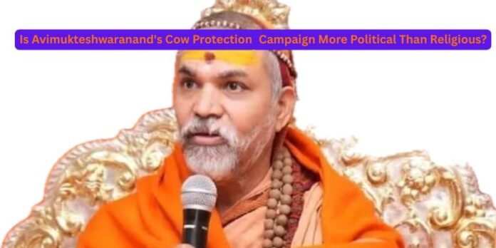 Is Avimukteshwaranand's Cow Protection Campaign More Political Than Religious?