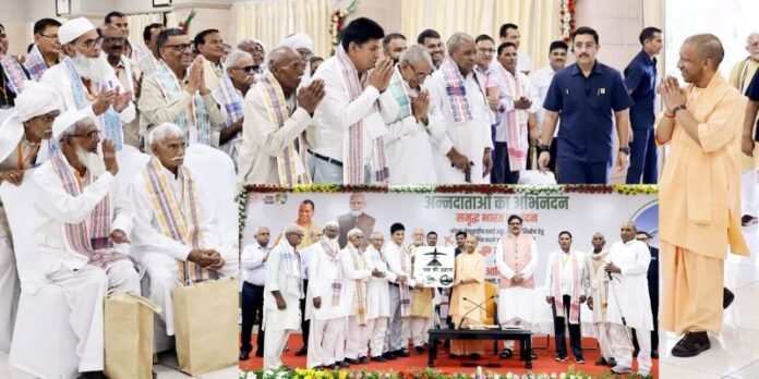 Jewar Airport: First Flight Takes Farmers to Lucknow, 'Yogi Ji Put People in Slippers on an Airplane'