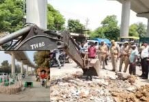 Agra Administration Begins Removal of Controversial Roadside Mazar on MG Road, Notices Sent Over 27 Religious Structures Controversial Roadside Mazar on MG Road,