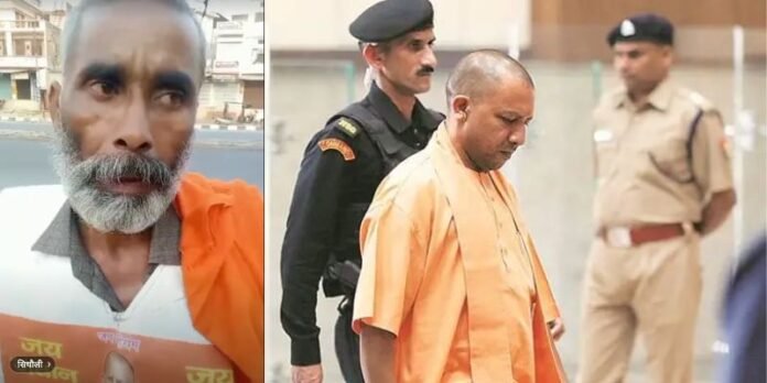 Man on 350-Km Foot Journey to Meet CM Yogi Reaches Sidhauli, Receives Police Escort