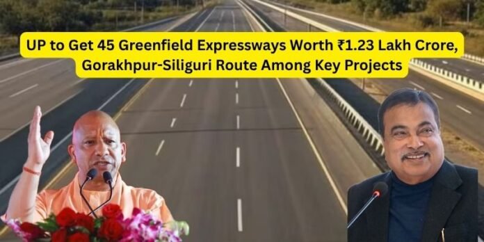 UP to Get 45 Greenfield Expressways Worth ₹1.23 Lakh Crore, Gorakhpur-Siliguri Route Among Key Projects